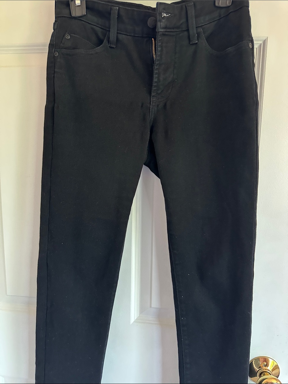 Black Women’s Slim Jeans - Classic Black Denim - Picture 5 of 6
